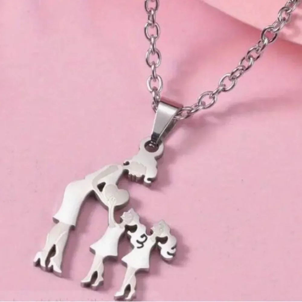 3for$20 Mother Son Daughter Pendant Necklace Women's adjustable Necklace